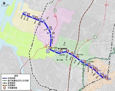 台中捷運藍線免二次環評,捷工局將辦公開說明會。圖/台中市政府捷運工程局提供