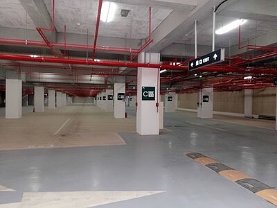 大里成功國中地下停車場規劃90席停車空間。圖/台中市政府交通局提供