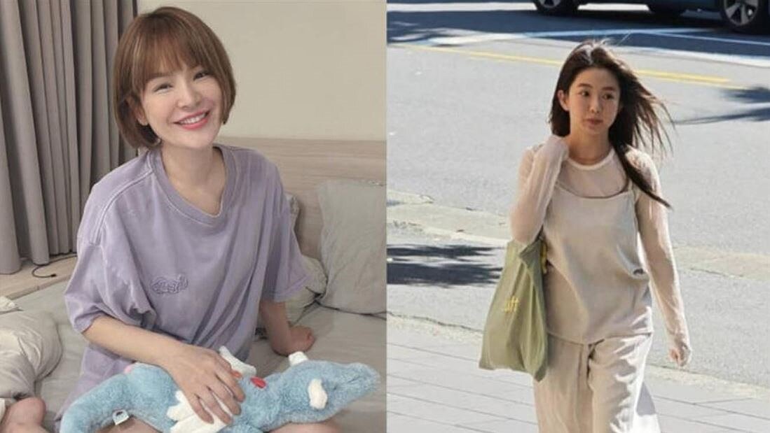 郭書瑤（右）不滿監視器畫面被外流，對社區主委提告，10日以告訴人身分出庭，網紅陳沂（左）不忍開嗆。（圖／摘自臉書、讀者提供）