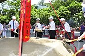爭取十餘年　竹市柑林溝道路改善工程動土