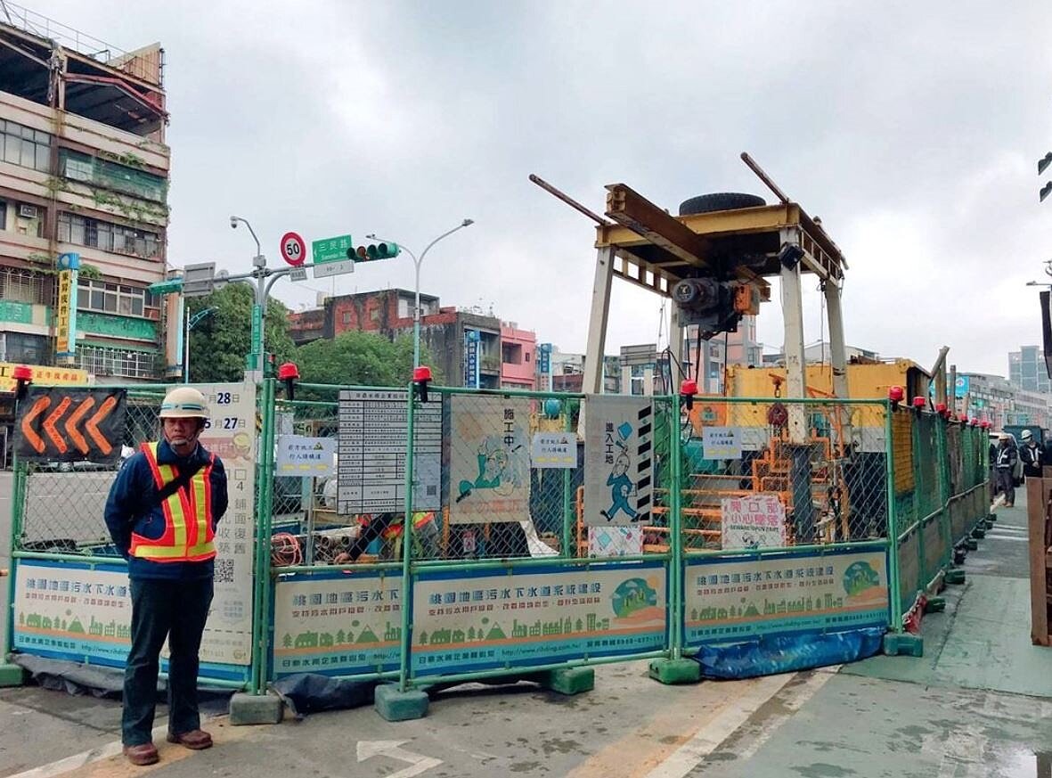 桃園目前汙水下水道接管率約26%,市府正積極建設推廣普及。圖/桃園市水務局提供