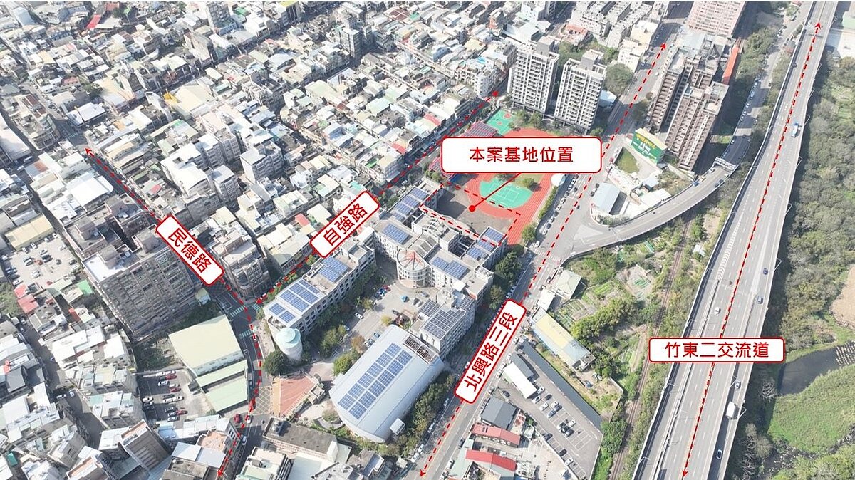 基地座落位置。圖/教育局提供