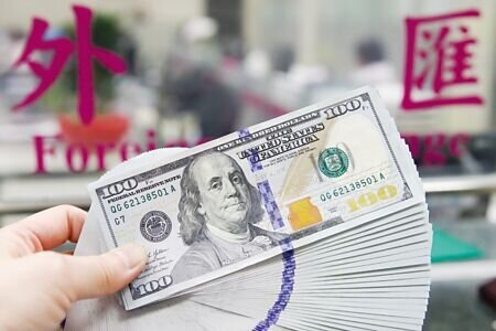 新台幣兌美元匯率16日反應走揚,且在午盤後匯價暴衝狂升,一度衝破29.5元關卡,最高升抵29.494元。圖∕本報資料照片