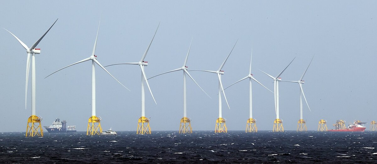 離岸風電。聯合報系資料照片 