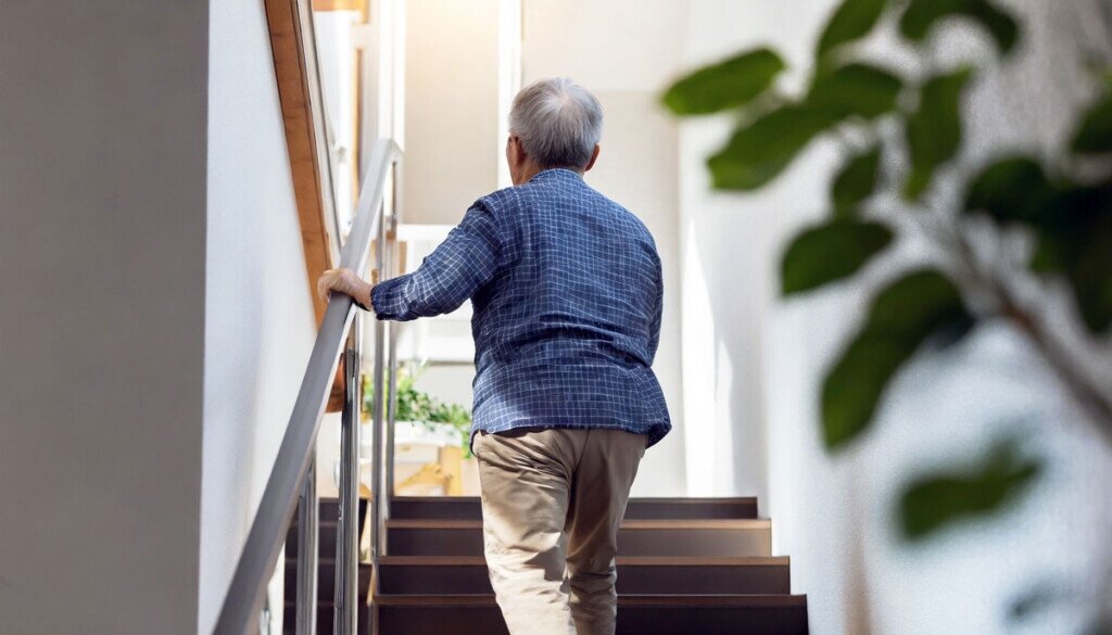 全台逾五十五萬名高齡者住在無電梯的老舊公寓,得面臨上下樓不便等窘境。圖/翻攝自臉書