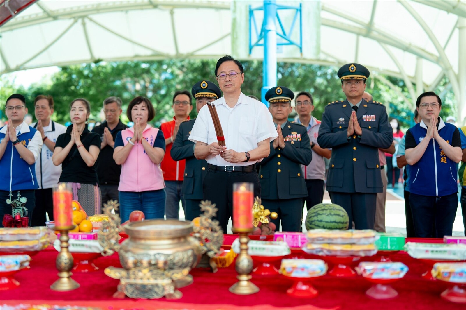 平鎮陸軍複合式體育館暨龍恩市民活動中心新建工程開工動土典禮。圖:市府提供