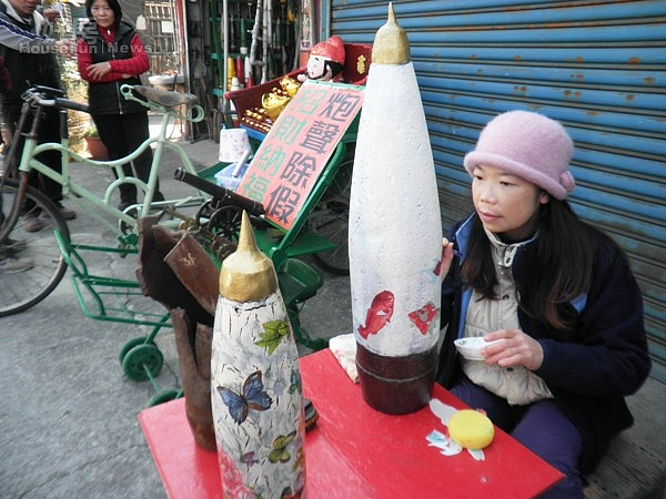 廢棄砲彈變蝶古巴特藝品,年初一溪州費茲洛公園登場。