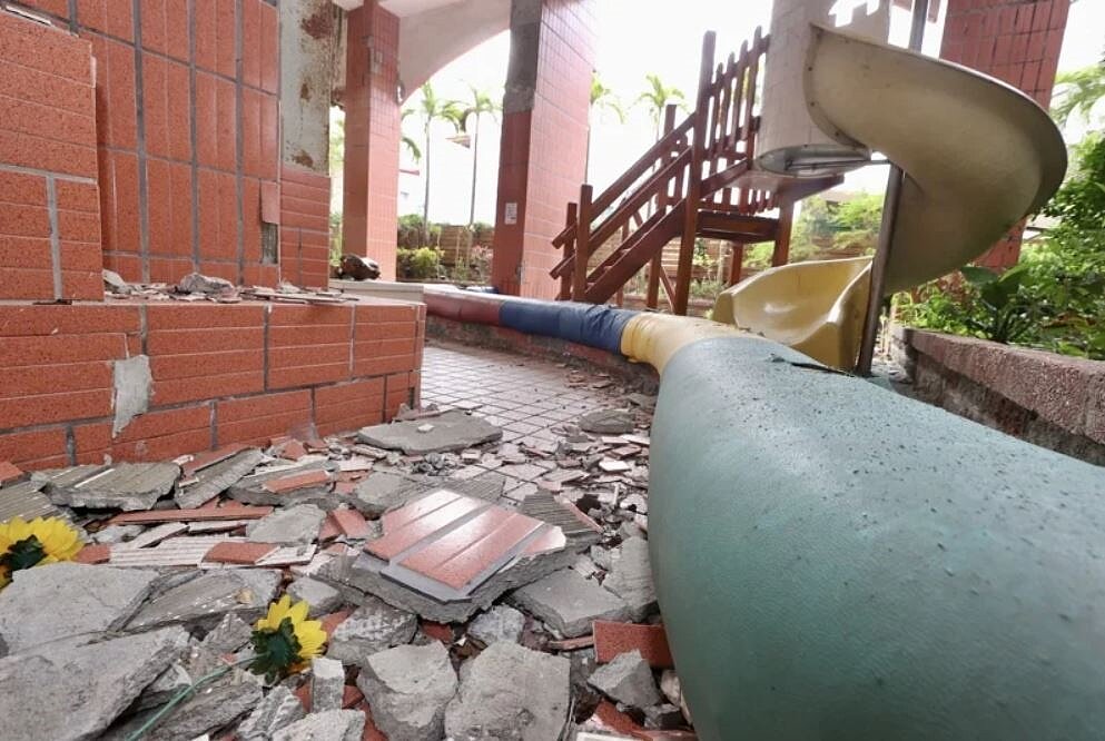 國土署將協助馥邑京華社區拆除重建。記者陳正興/攝影