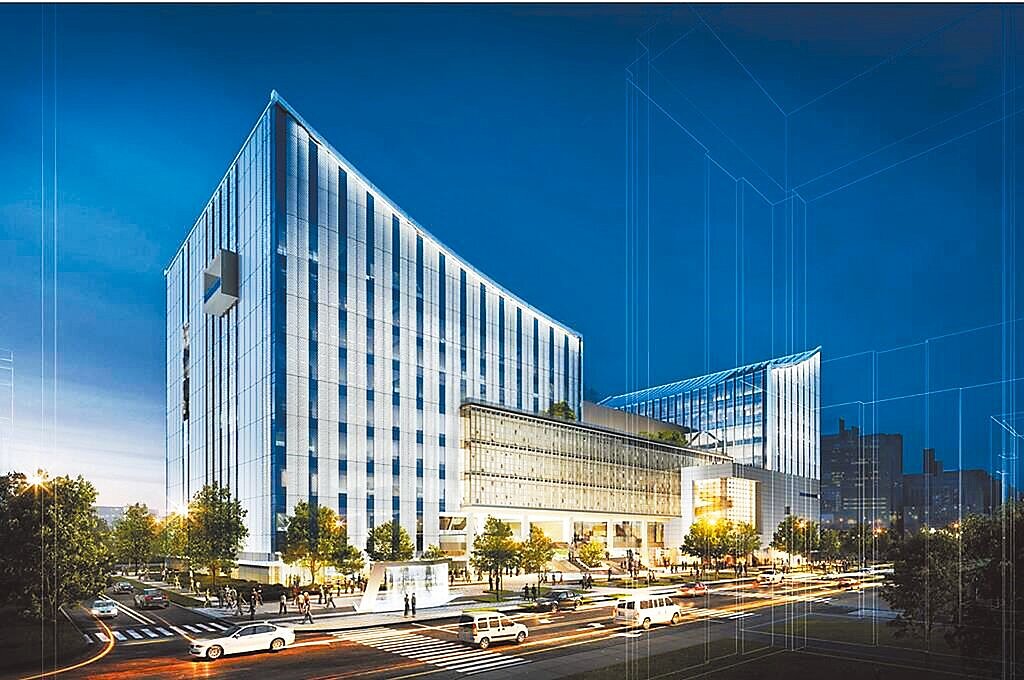 台北市音樂與圖書中心工程招標歷經2次流標,北市文化局將工程費預算追加43.3億元至114.9億元,北市議會教育委員會24日審查後送議會大會,若順利通過預計2026年1月開工。圖為模擬圖。(台北市文化局提供/邱芊台北傳真)