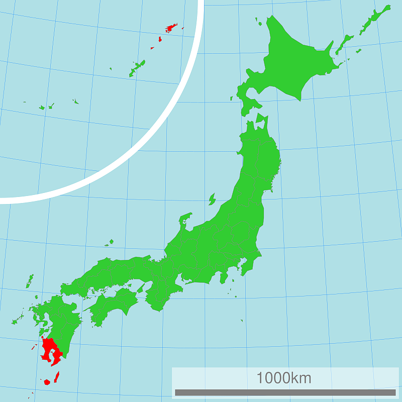 日本鹿兒島南方群島近日地震不斷。圖/維基百科