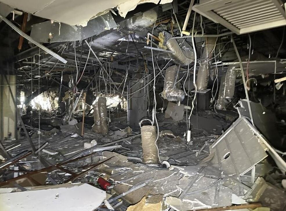 台中新光三越2月13日氣爆,檢方今就氣爆的11樓、12樓現場解除封鎖。圖/報系資料照