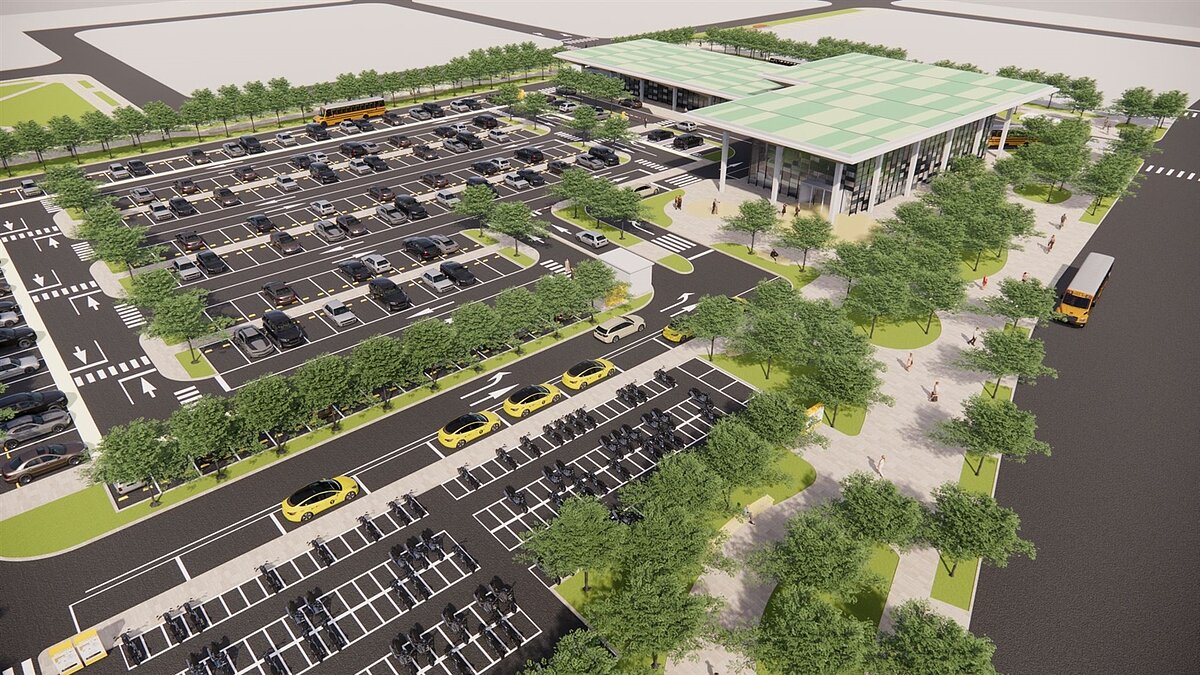 大溪埔頂轉運站正式動工。圖/桃園市政府提供