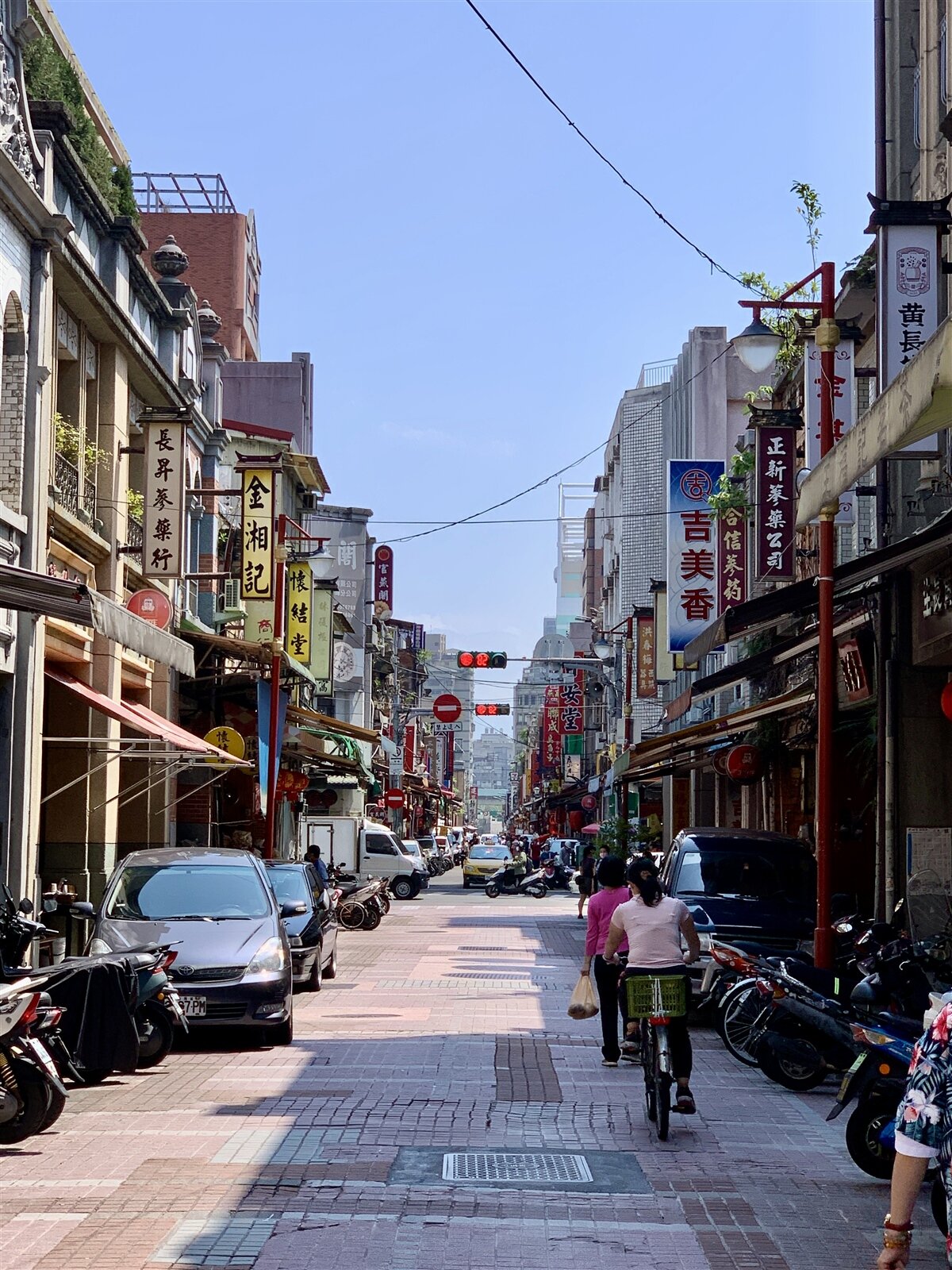 迪化街示意圖。 記者朱曼寧/攝影