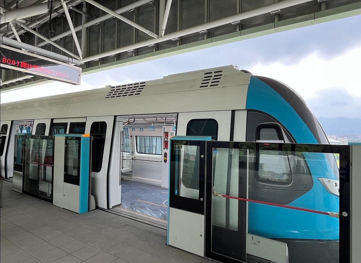 新北捷運三鶯線上線前測試。圖／新北市捷運局提供
