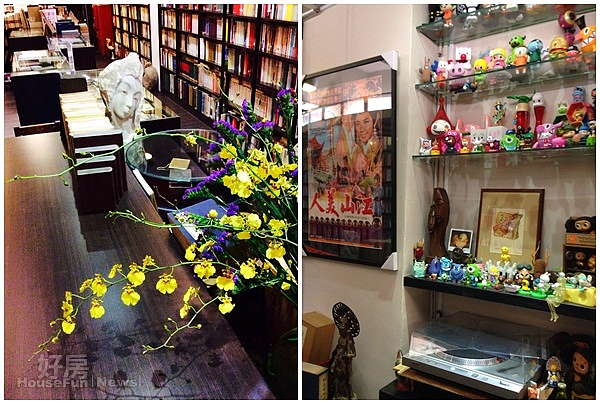5.書店隨處一角都是美麗的風景。
6.店裡的各式公仔是吳雅惠10多年來的私心收藏。