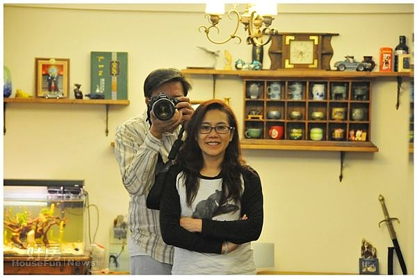 9.林惠與老公愛家、愛動物。
