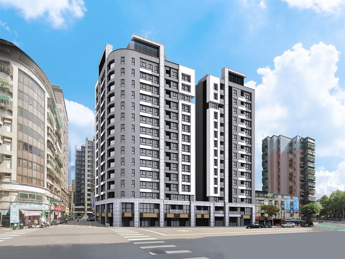 板橋全家福公寓更新後模擬圖。圖／新北市政府提供