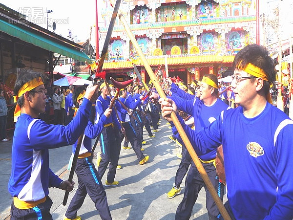 金唐殿刈香掀熱潮 南勢九龍殿宋江陣開館達陣