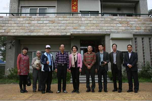 宜蘭厝特色獨具,浙江仙居縣訪台團特來考察。〔圖/記者張志豪攝〕