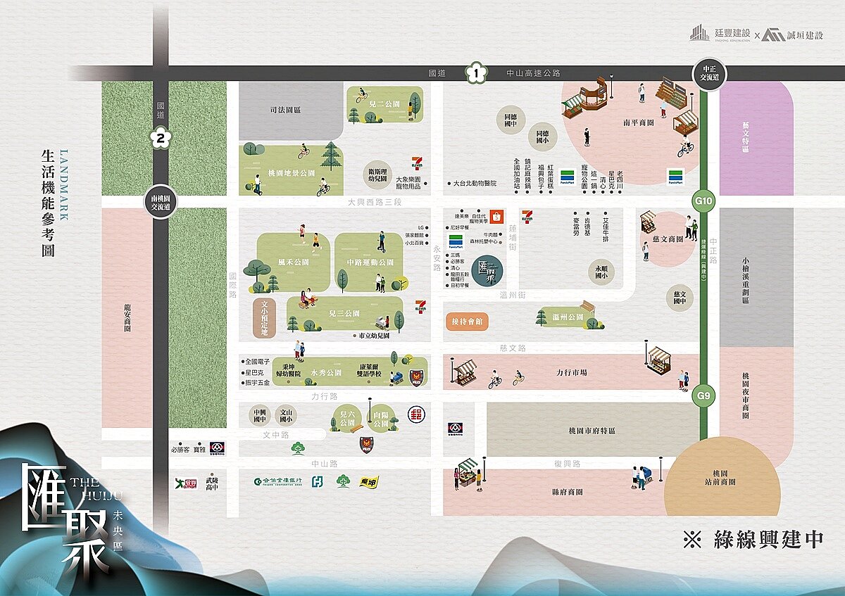 精華區土地稀缺,「匯聚-未央區」高CP值受到自住客關注。圖/匯聚-未央區提供