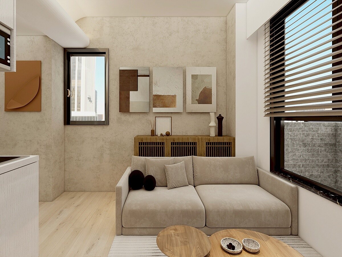 「匯聚-未央區」動線規劃、採光與通風都到位。圖/匯聚-未央區提供(此為3D示意圖)