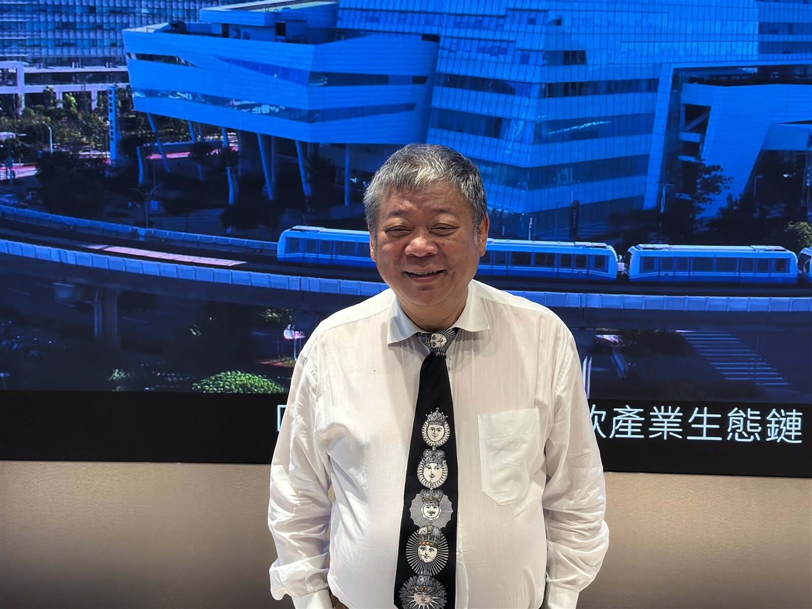 愛山林今日召開股東會,董事長祝文宇出席。記者林莉/攝影