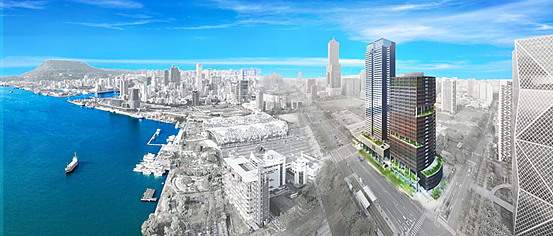 高雄亞灣2.0(南基地)公辦都更動土。圖/國土署提供