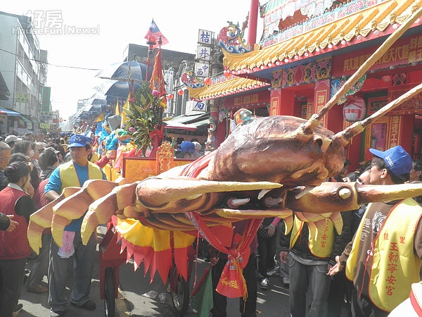 佳里金唐殿蜈蚣陣剪綵 展開三天百公里祈福遶境