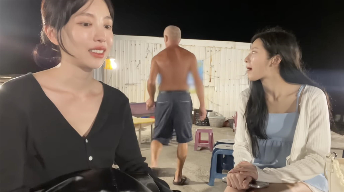 韓國女團「FANATICS」成員尹到怡長居台灣,日前她和朋友到澎湖旅遊卻遭遇態度不佳的餐廳店家「阿家生蠔」,店家不斷用挑釁言詞酸她,語氣傲慢、輕率。圖/翻攝畫面