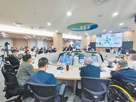 環境部27日舉行台日廁所趨勢交流研討會。(林良齊攝)
