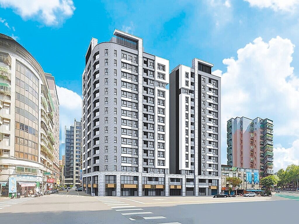 板橋全家福海砂屋都更案27日審議通過，未來將新建2棟地上15層、地下5層住商混合大樓，預計2028年底完工。圖／新北市城鄉局提供
