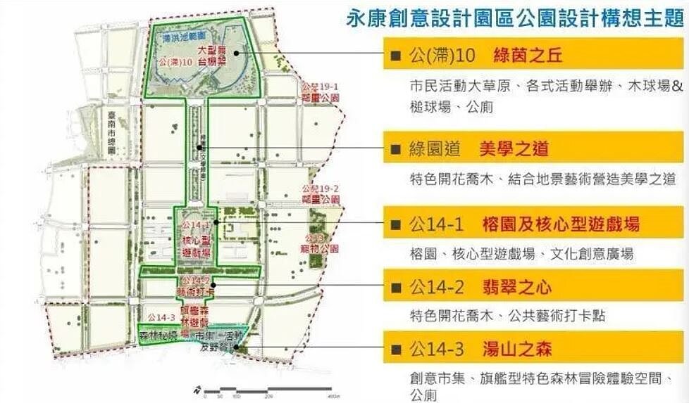永康砲校基地將轉型為創意設計園區,市府地政局舉行第2期開發區14.6公頃公園用地規畫構想說明會。圖/台南市政府提供