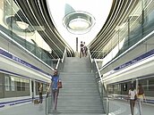 三環三線頂埔站年底完工　直通地面「天堂眼」超吸睛