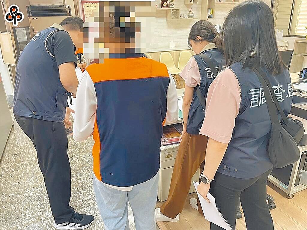 詐團首腦蔡尚岳和律師蔡鴻燊與新北市多名里長籌組土地詐騙集團,盜領無人認領的獨居老人或往生者遺產,詐取1億4千萬多元。圖/法務部調查局提供