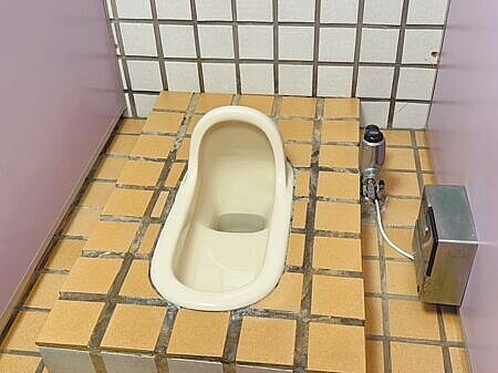 
台北市議員侯漢廷指出，台北市捷運工程局在2019年訂定新車站廁所坐蹲比應為2比1，但大多數舊站仍未導入新標準，台北地下街、公園公廁，也普遍存在坐式馬桶數量不足的問題。（邱芊攝）
