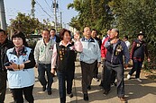 神岡新庄子休憩園道　預計7月完工