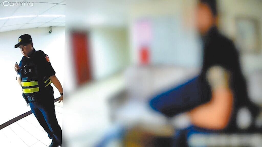 資深女星紀寶如與余天胞弟余龍所生的38歲次子余彥鋒(右)涉毒,遭警方盤查。圖/警方提供