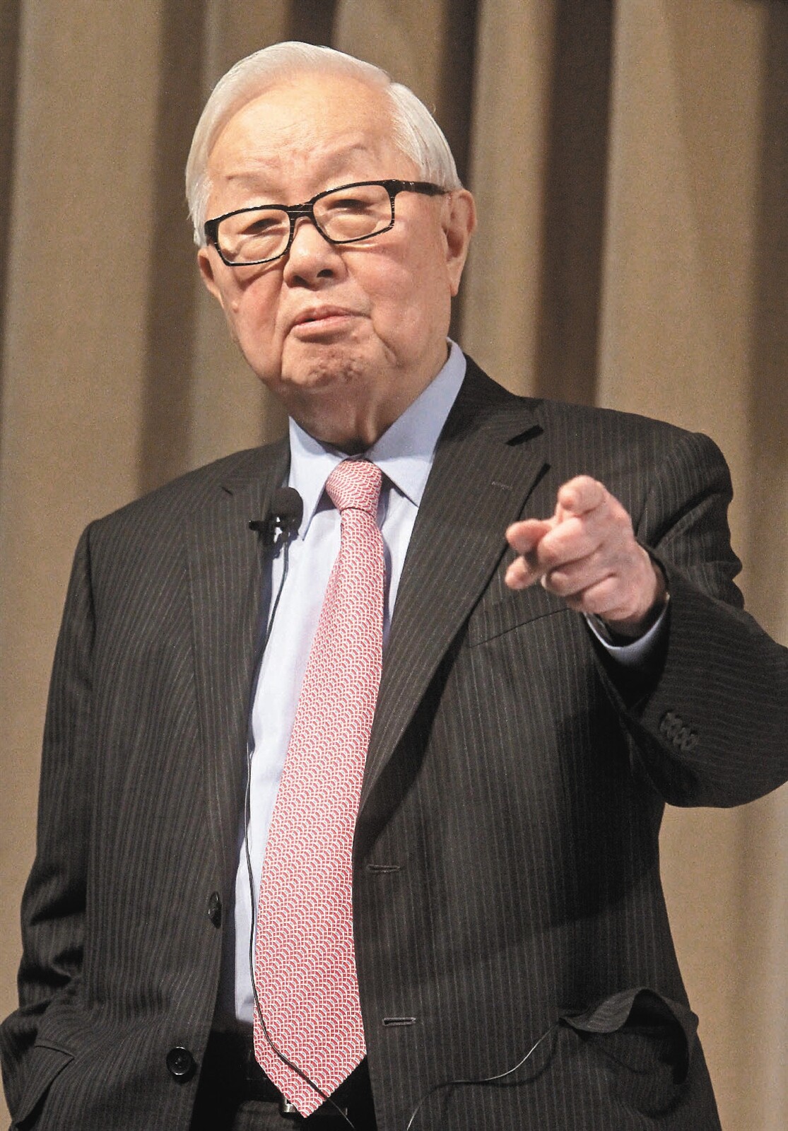 台積電董事長張忠謀曾說,「希望高所得者增稅、降窮人的稅」。 本報資料照片