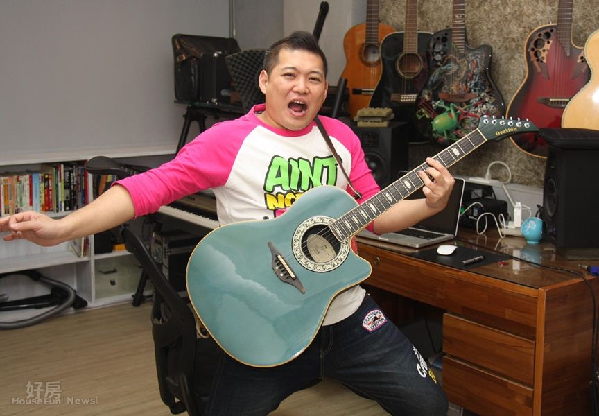 8.大愷不只是模仿達人，也是個DIY木工達人。