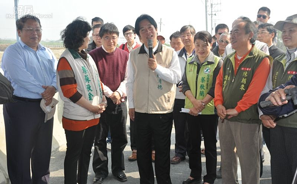 賴清德會勘七股大寮橋　地方籲配合興建七股公園