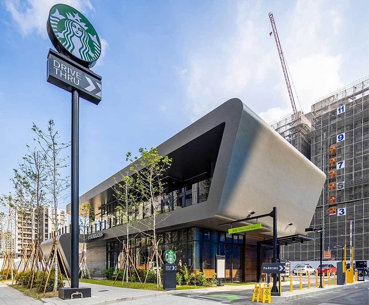 新竹關埔進入成熟發展階段,吸引星巴克進駐,圖為新竹關埔門市。圖/星巴克官網