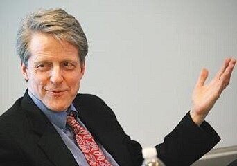 經濟學家席勒（Robert Shiller）。（截取自經濟日報）
