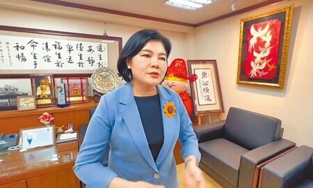 雲林縣長張麗善18日指出,爭取台積電進駐,雲縣府沒有放棄努力。(周麗蘭攝)