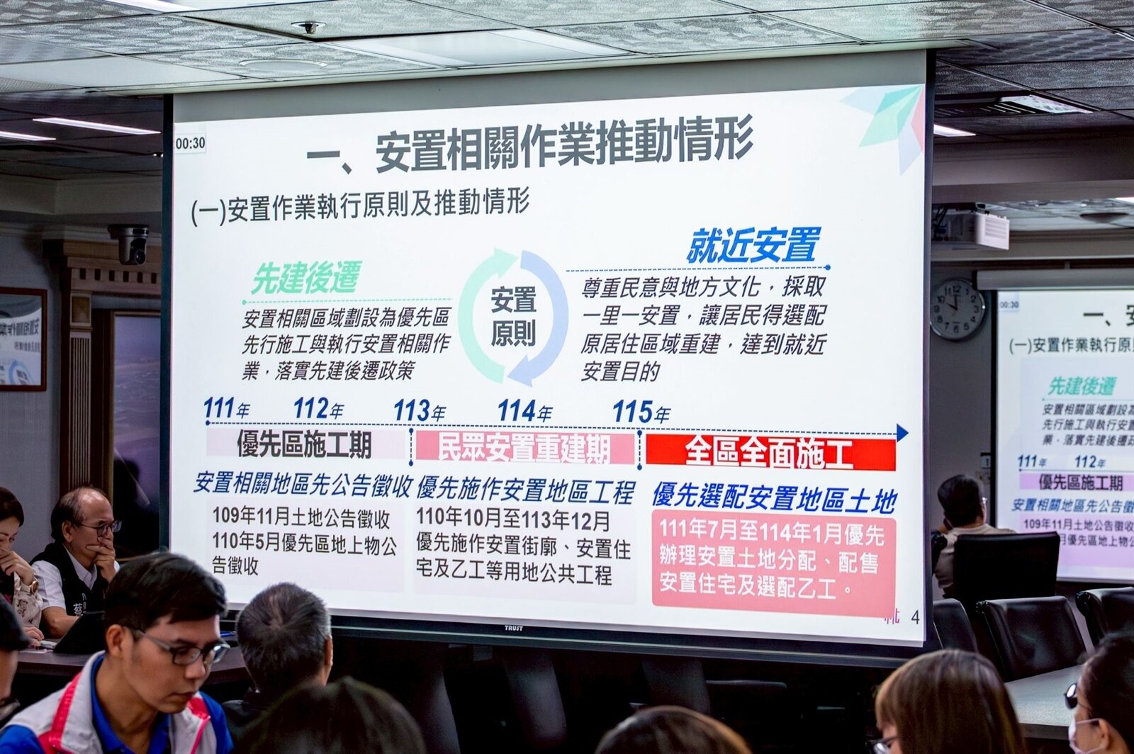 桃園市地政局及工務局「桃園航空城計畫推動情形及成果」專題報告。圖：市府提供