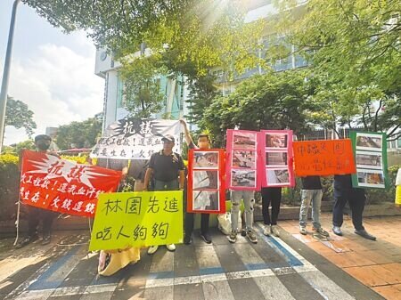 林園先進材料公司,遭下包廠商武伽開發公司控訴積欠工程尾款。(洪靖宜攝)