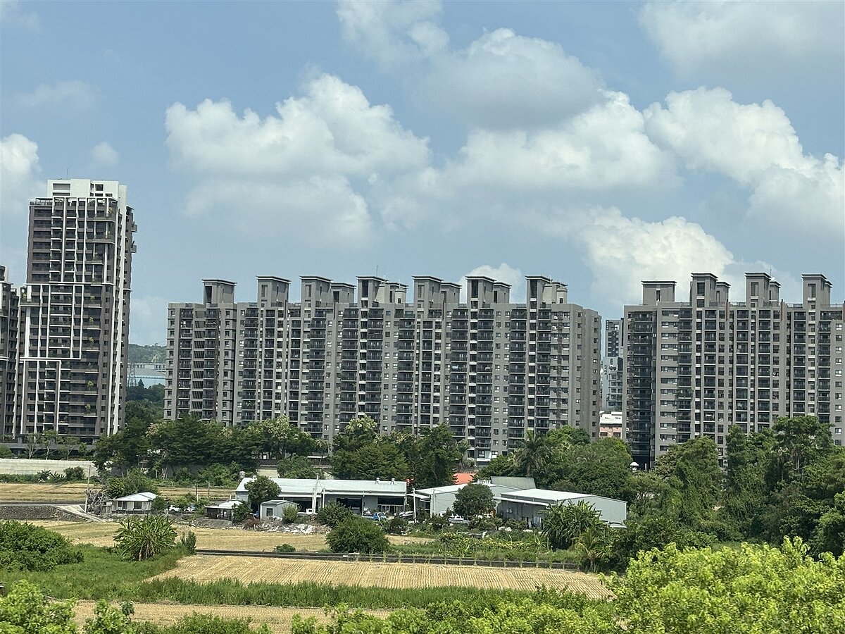 房地產示意圖。 記者游智文／攝影