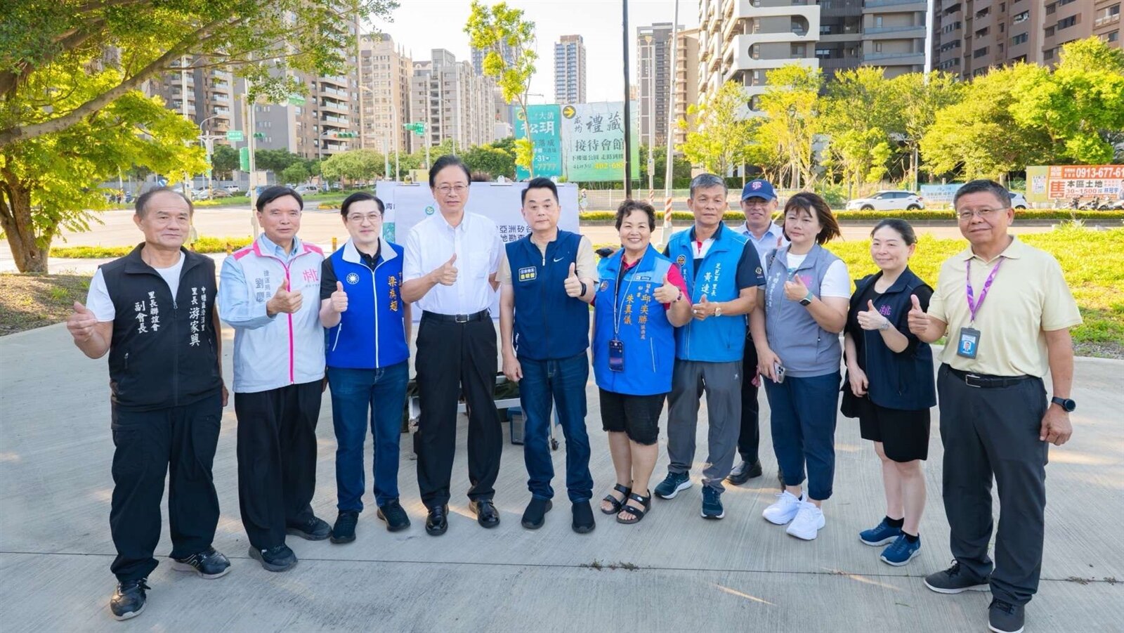 桃園市長張善政會勘捷運青線延伸計畫。圖:市府提供