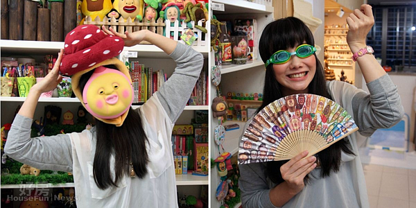 6.其他像是屁桃君面具、泳鏡、扇子、兒童錶…等等,也是邵庭認為實用度低、但依然想收藏的產品。