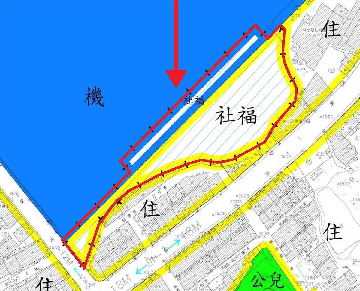 「變更土城都市計畫(部分住宅區、機關用地為社會福利設施用地)案」。位置示意圖/國土署提供