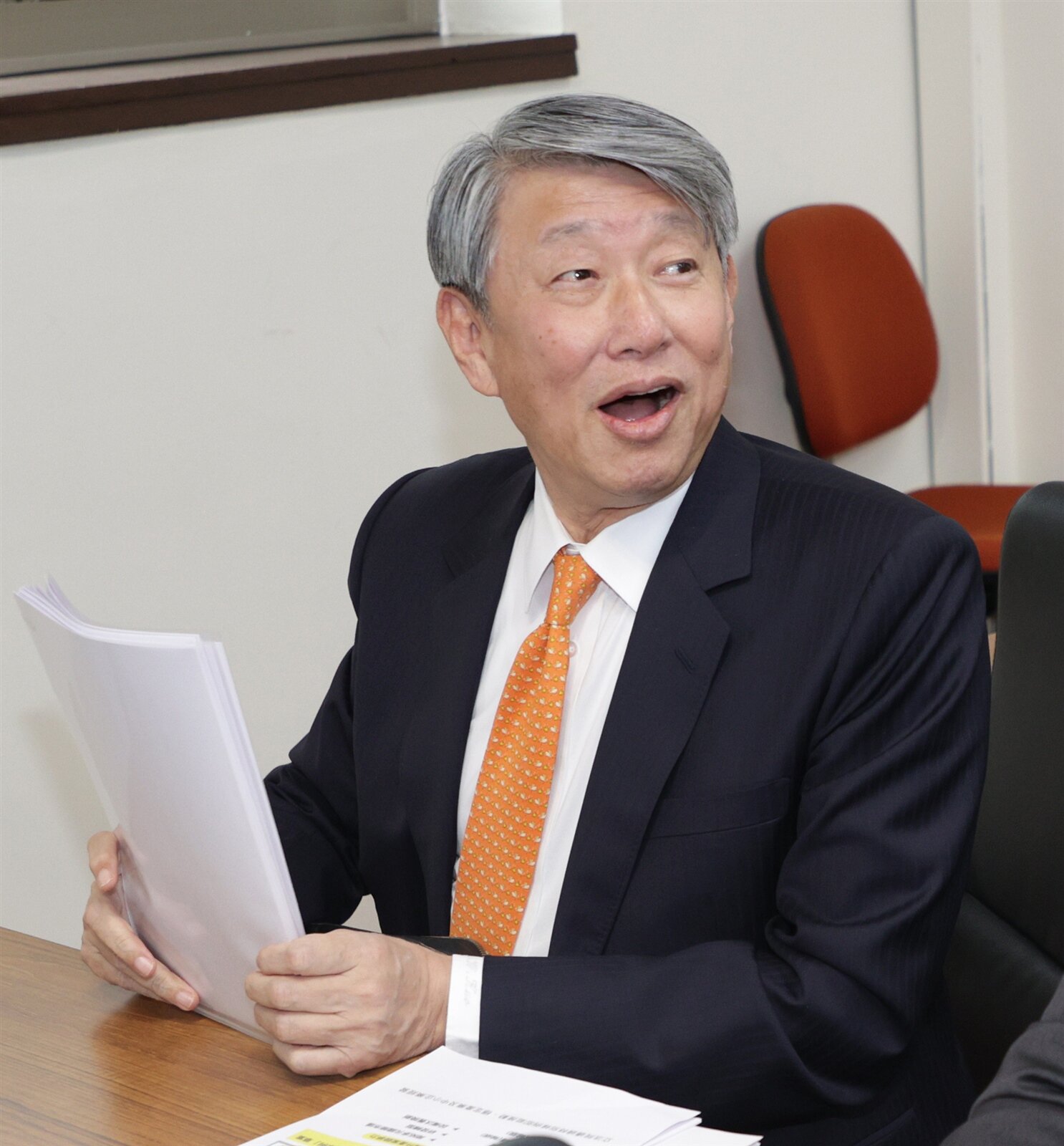 外傳我方已收到美國關稅通知書,經濟部長郭智輝駁斥此說法。記者潘俊宏/攝影